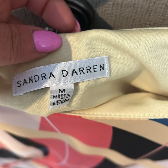 NWOT Sandra Darren three-quarter sleeve dress. Perfect for Spring! - Picture 4 of 4